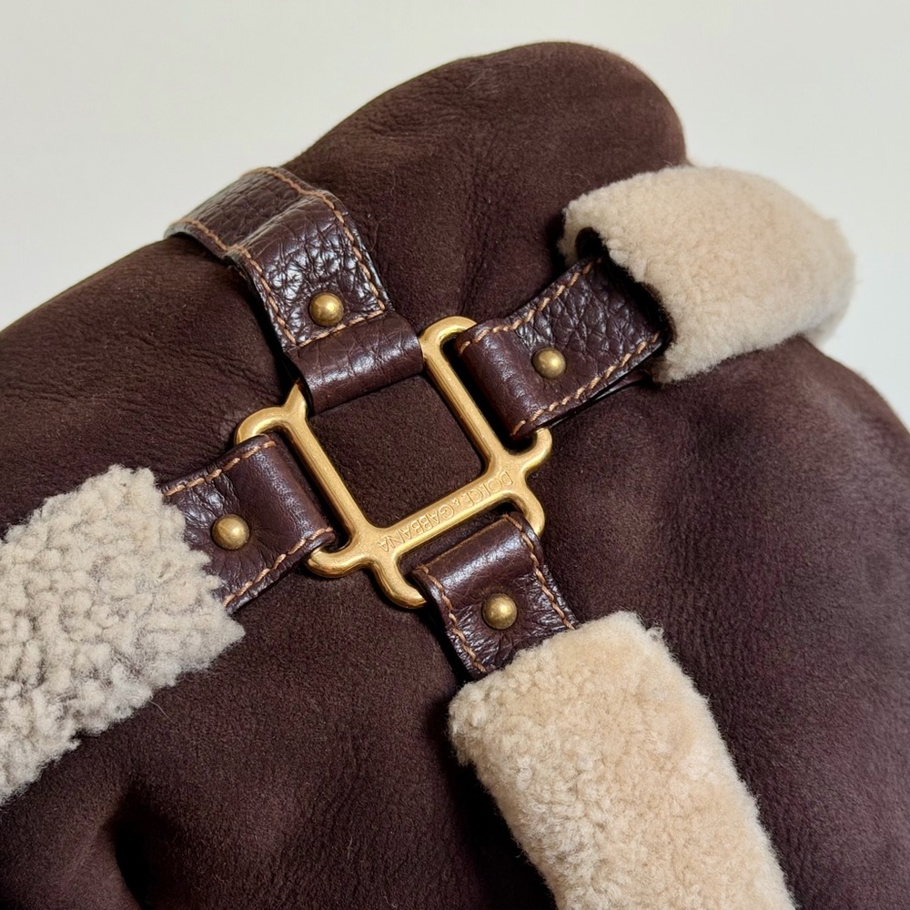 Dolce & Gabbana Shearling Bag - Picture 9 of 12